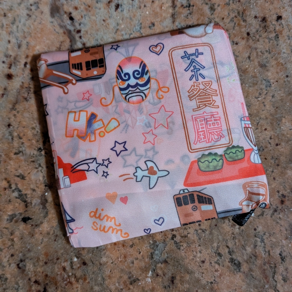 Hong Kong-themed Nylon Reusable Tote